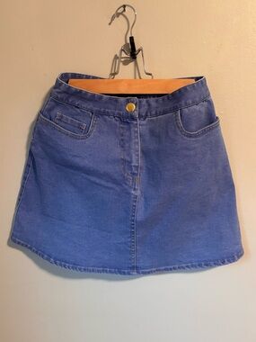 Tuckernuck Denim A-Line Mini Skirt